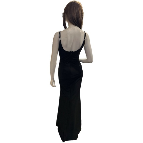 Lulus Black Spaghetti Straps Mermaid Maxi Dress - Picture 4 of 4